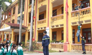 Bắc Ninh: Trang bị kỹ năng phòng cháy cho học sinh